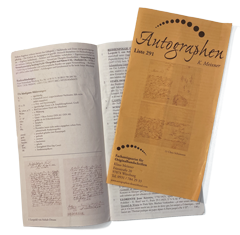 Listen von autographen-deutschland.com, Foto: Willi Nemski